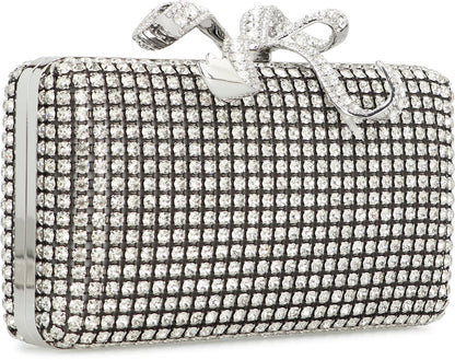 Clutch mit Strasssteinen von Self-Portrait