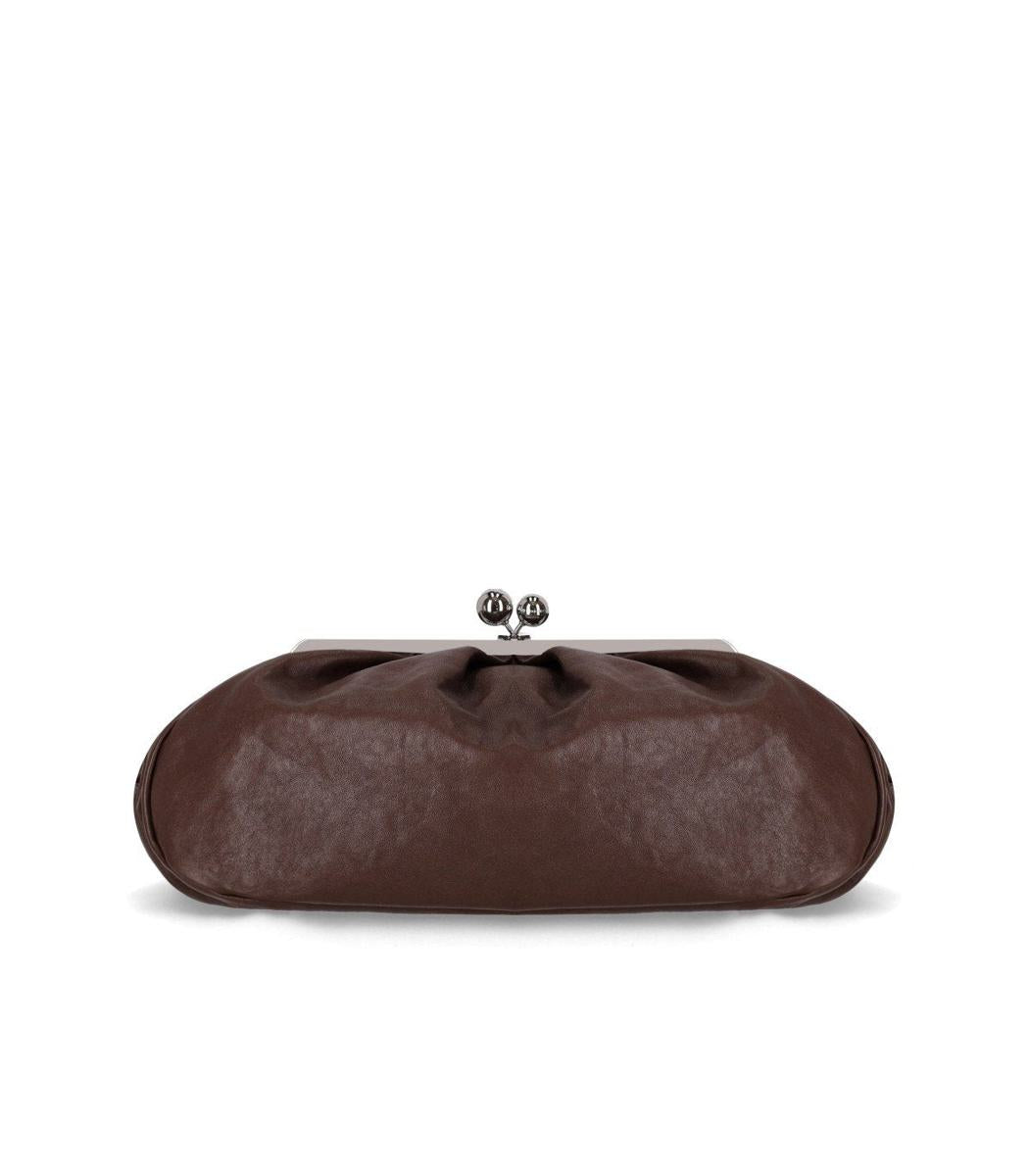 Weekend Max Mara – Pasticcino Cristin – Große dunkelbraune Clutch
