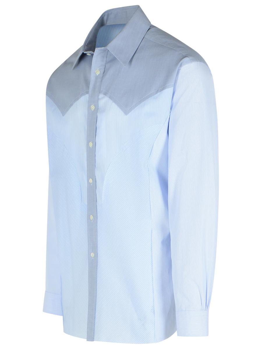 Maison Margiela Hellblaues Baumwollhemd