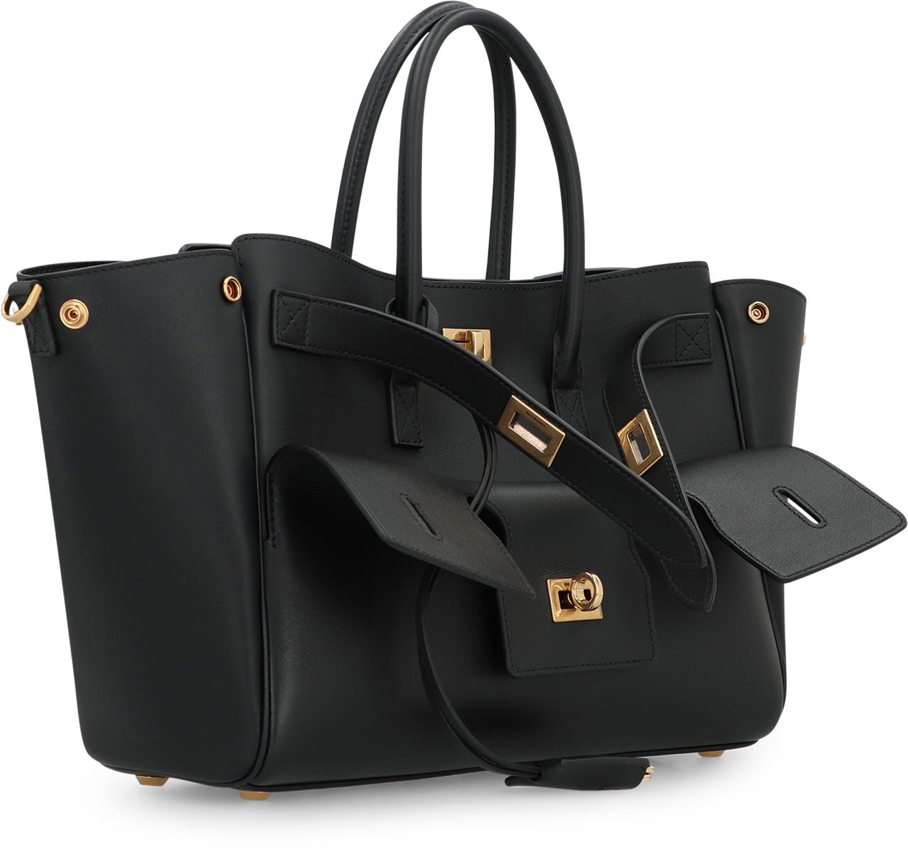 Balenciaga Bel Air Kleine Tragetasche aus Leder