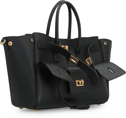 Balenciaga Bel Air Kleine Tragetasche aus Leder