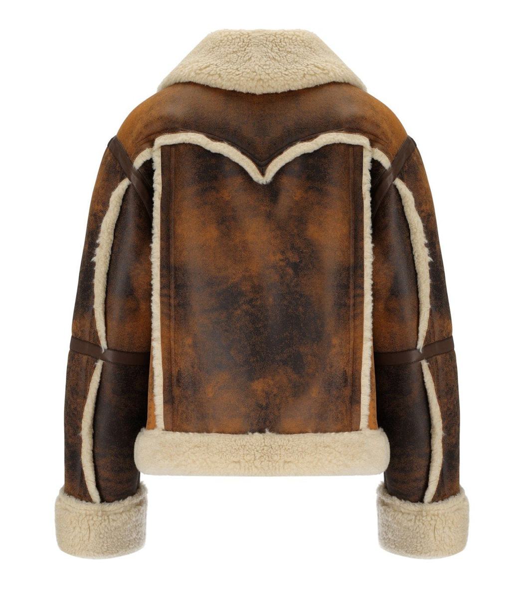 Stand Studio Lessie Braune Jacke