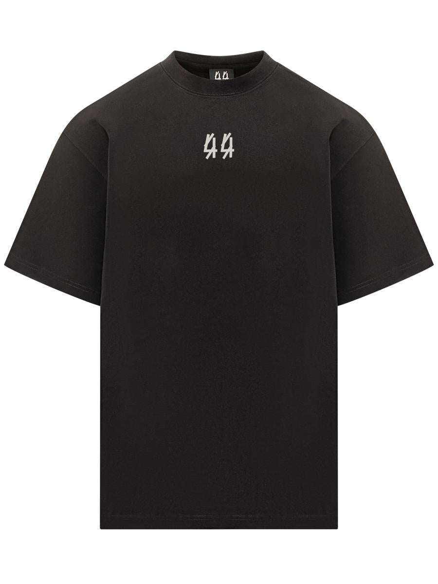 M44 Label Group 44 Label Group Herren-T-Shirt mit schwarzem Logo