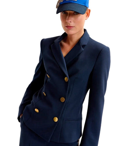Essentiel Antwerp – Zweireihiger Blazer „Irtha“ in Marineblau