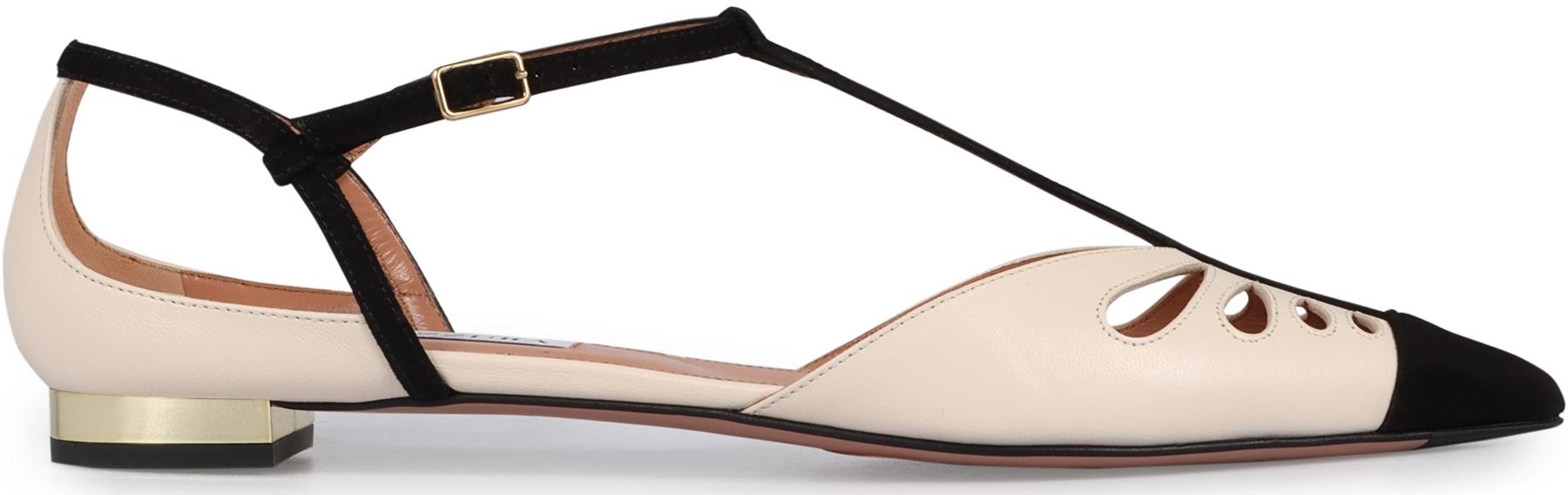 Aquazzura Camille Lederballerinas