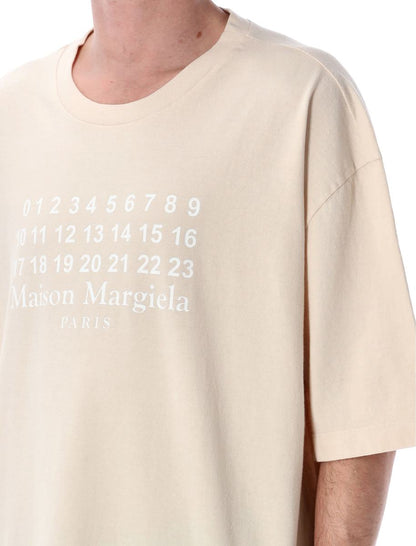 Maison Margiela – Oversize-T-Shirt mit Logo