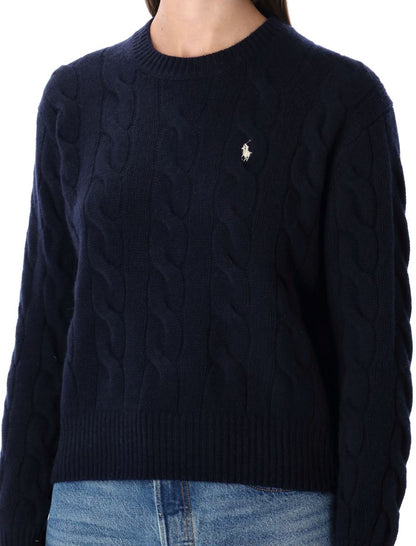 Polo Ralph Lauren – Zopfmusterpullover aus Wolle und Kaschmir