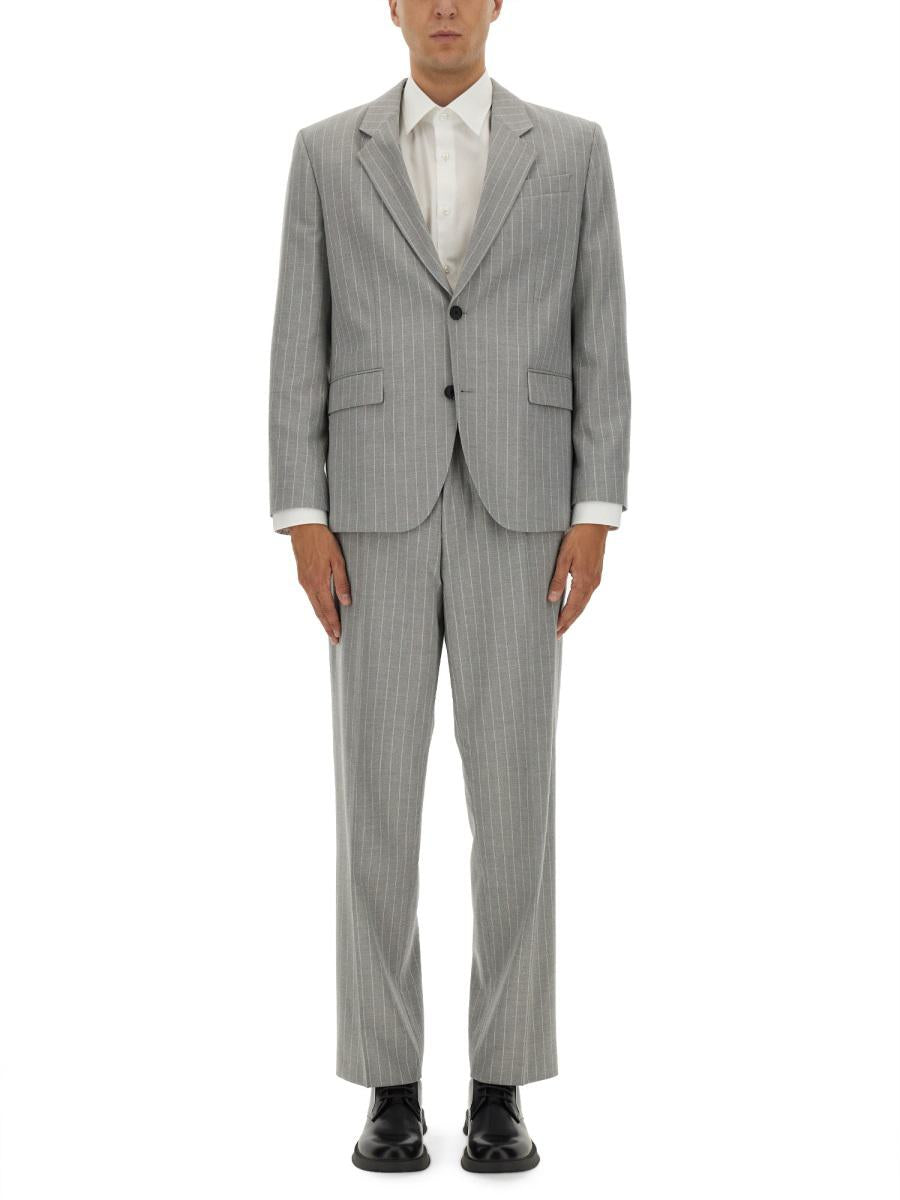 Hugo Boss – Slim Fit-Anzug mit Streifenmuster