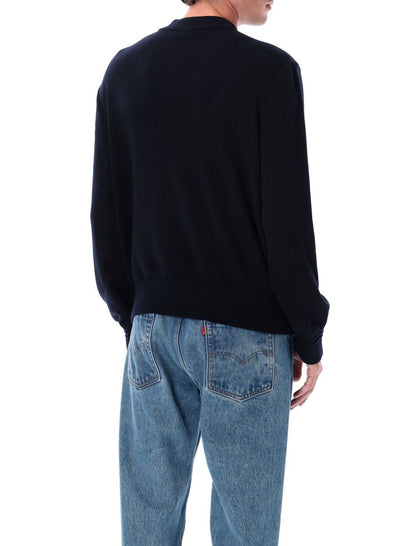 Moncler – Wollcardigan mit gepolsterter Vorderseite