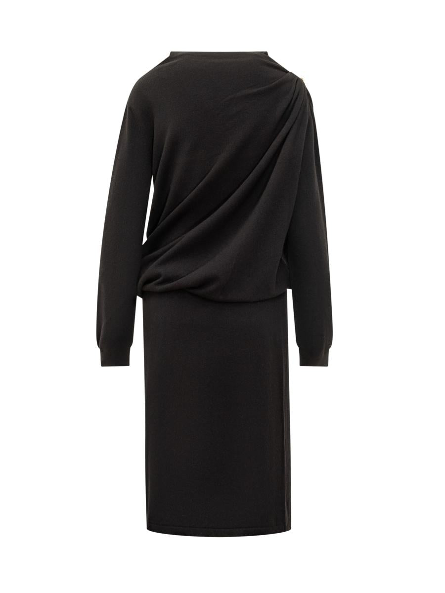 Fabiana Filippi Schwarzes Kleid mit Drapierung von Fabiana Filippi