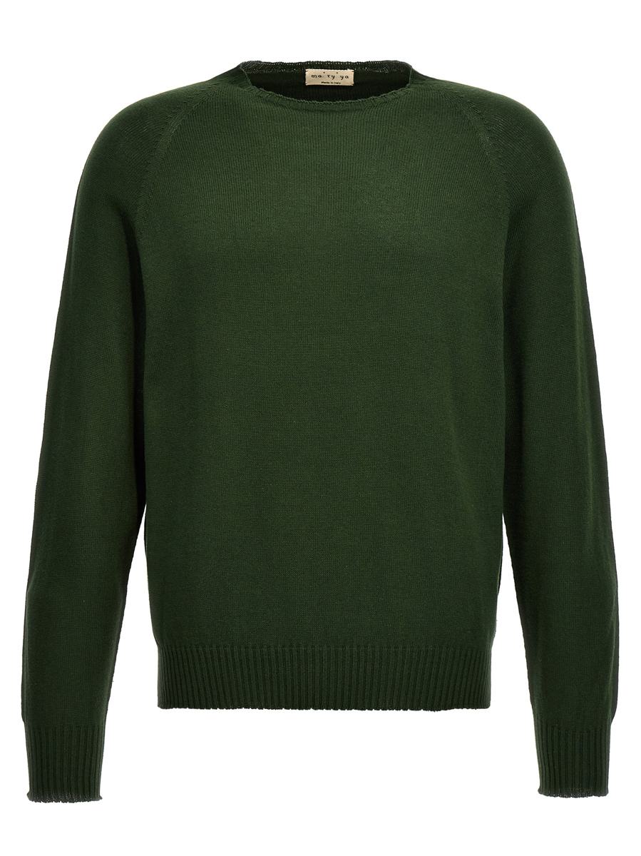 Ma'Ry'Ya Pullover mit Rundhalsausschnitt