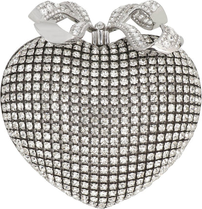Clutch mit Strasssteinen von Self-Portrait