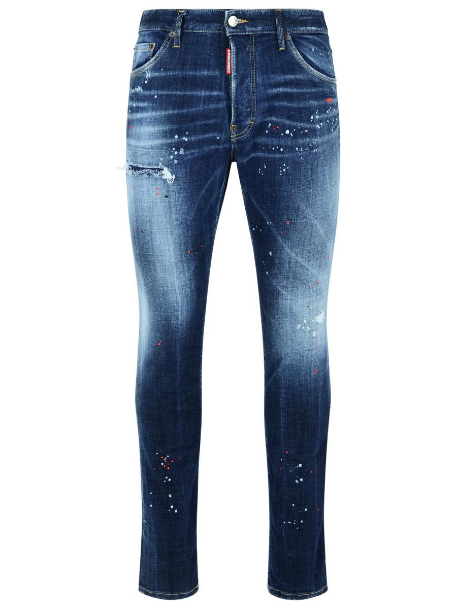 DSQUARED2 „Cool Guy“ Jeans aus Baumwolldenim in mittlerer Waschung in Blau