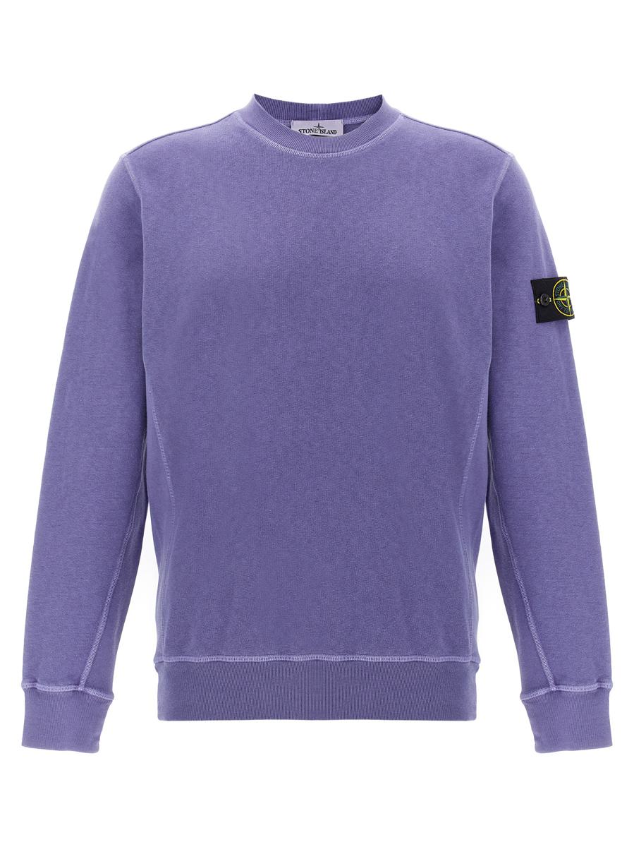 Sweatshirt mit Logo-Aufnäher von Stone Island