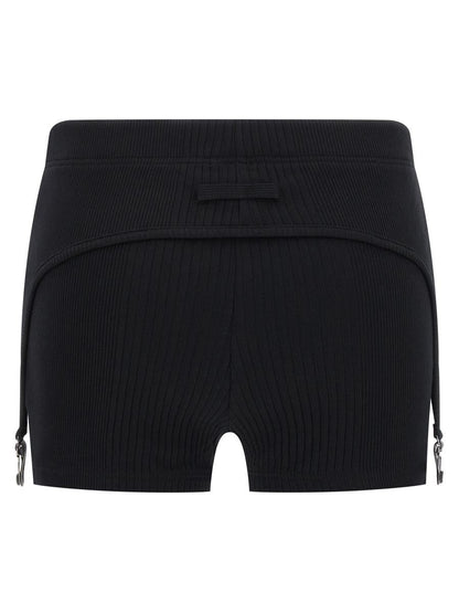 Jean Paul Gaultier „The Black Garter“ Shorts