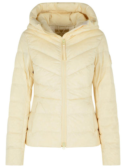 Canada Goose „Clair“ Cremefarbene Polyamidjacke