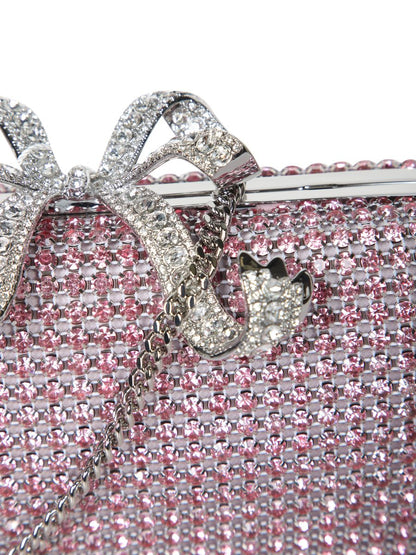 Self-Portrait – Clutch „Pink Crystal Box“