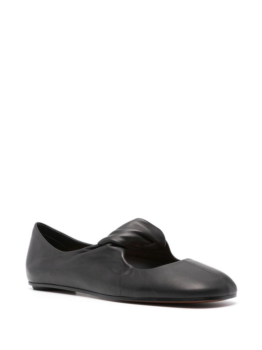 Alexander McQueen Ballerinas mit verdrehtem Detail