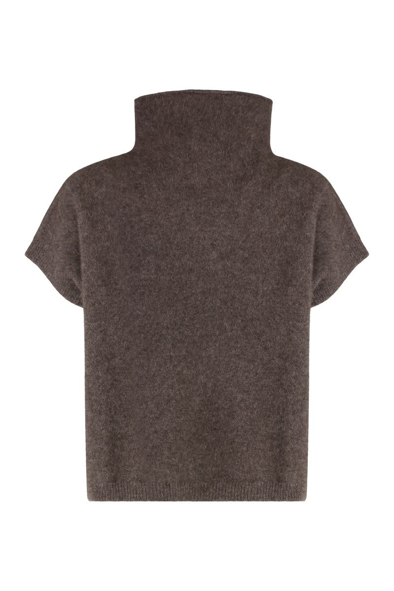 PAROSH Rollkragenpullover aus Lacoon-Wolle