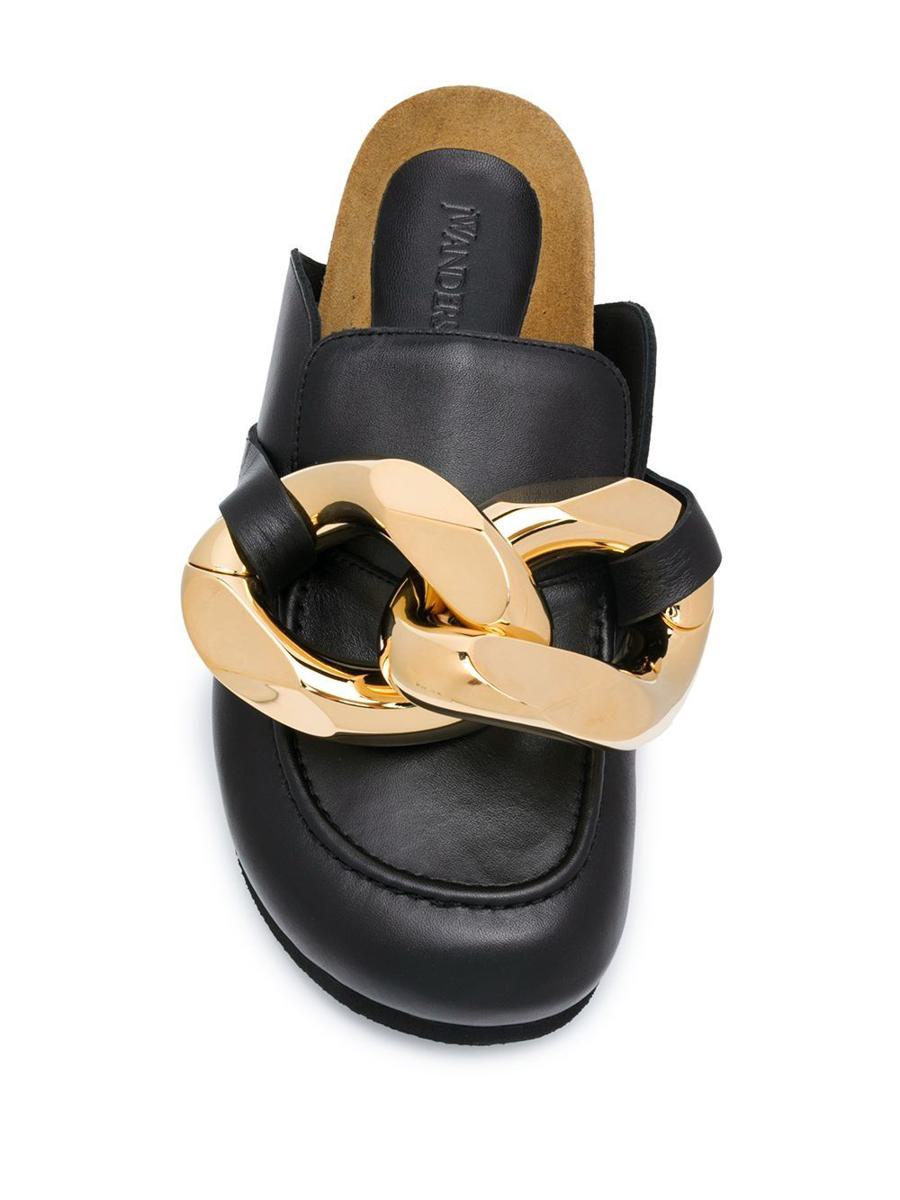 JW Anderson – Loafer-Mules mit Kettendetail