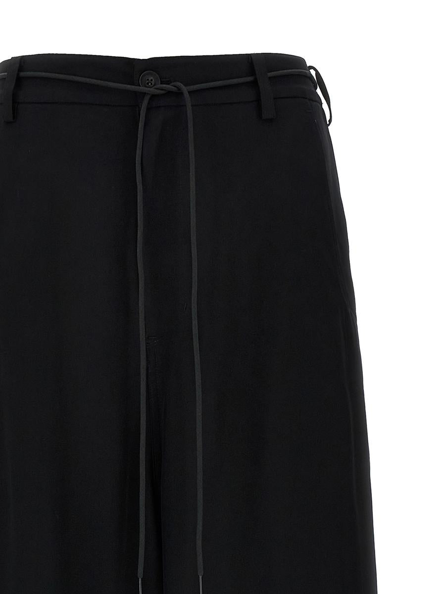 Y-3 Adidas „Y-3 Rayon Twill Wide“-Hose