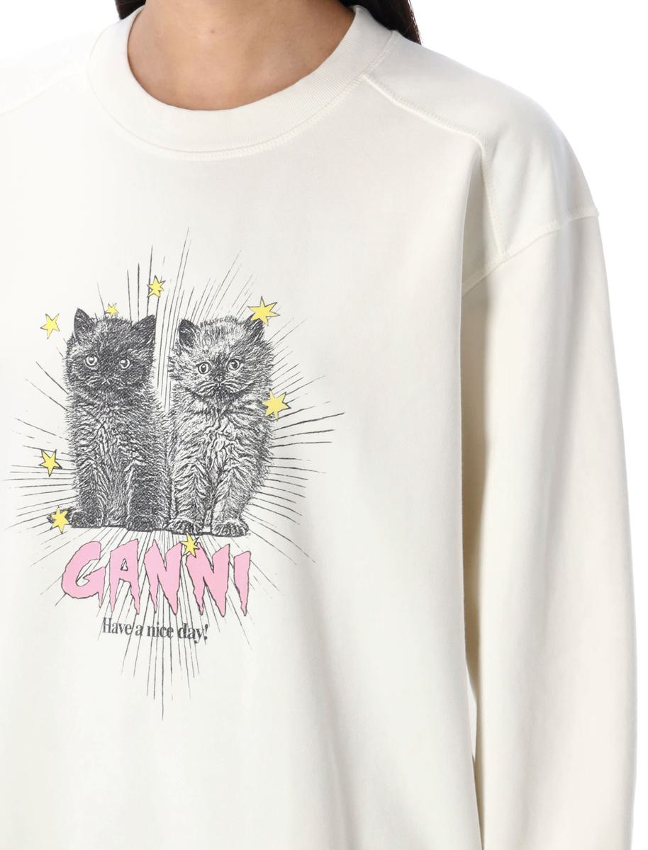 Ganni Katzen-Sweatshirt