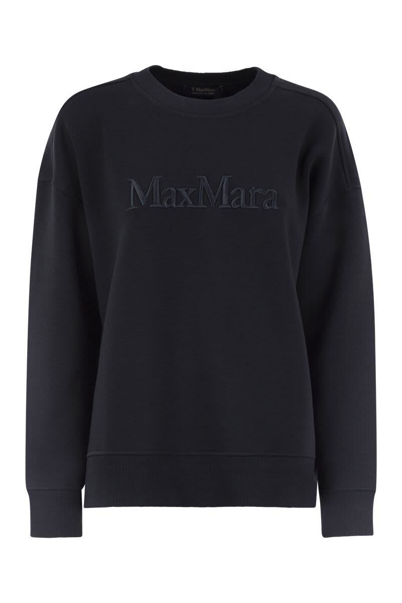 'S Max Mara Monza – Baumwoll-Sweatshirt mit Logo