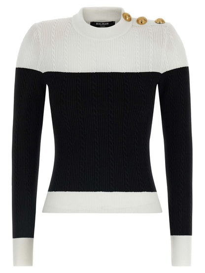 Balmain Maxi-Schulteroberteil