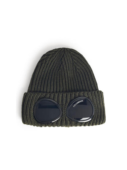 CP Company Grüne Mütze aus Merinowolle