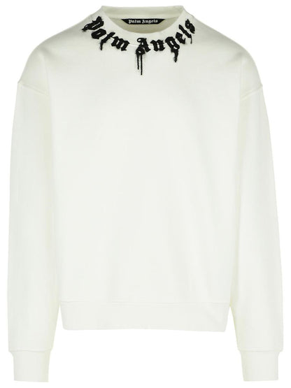 Palm Angels – Weißes Baumwoll-Sweatshirt