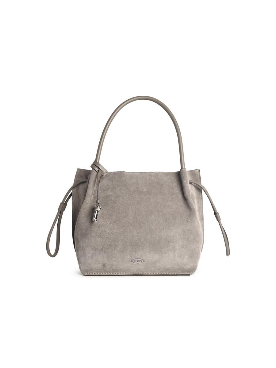 Tod'S Graue Wildledertasche