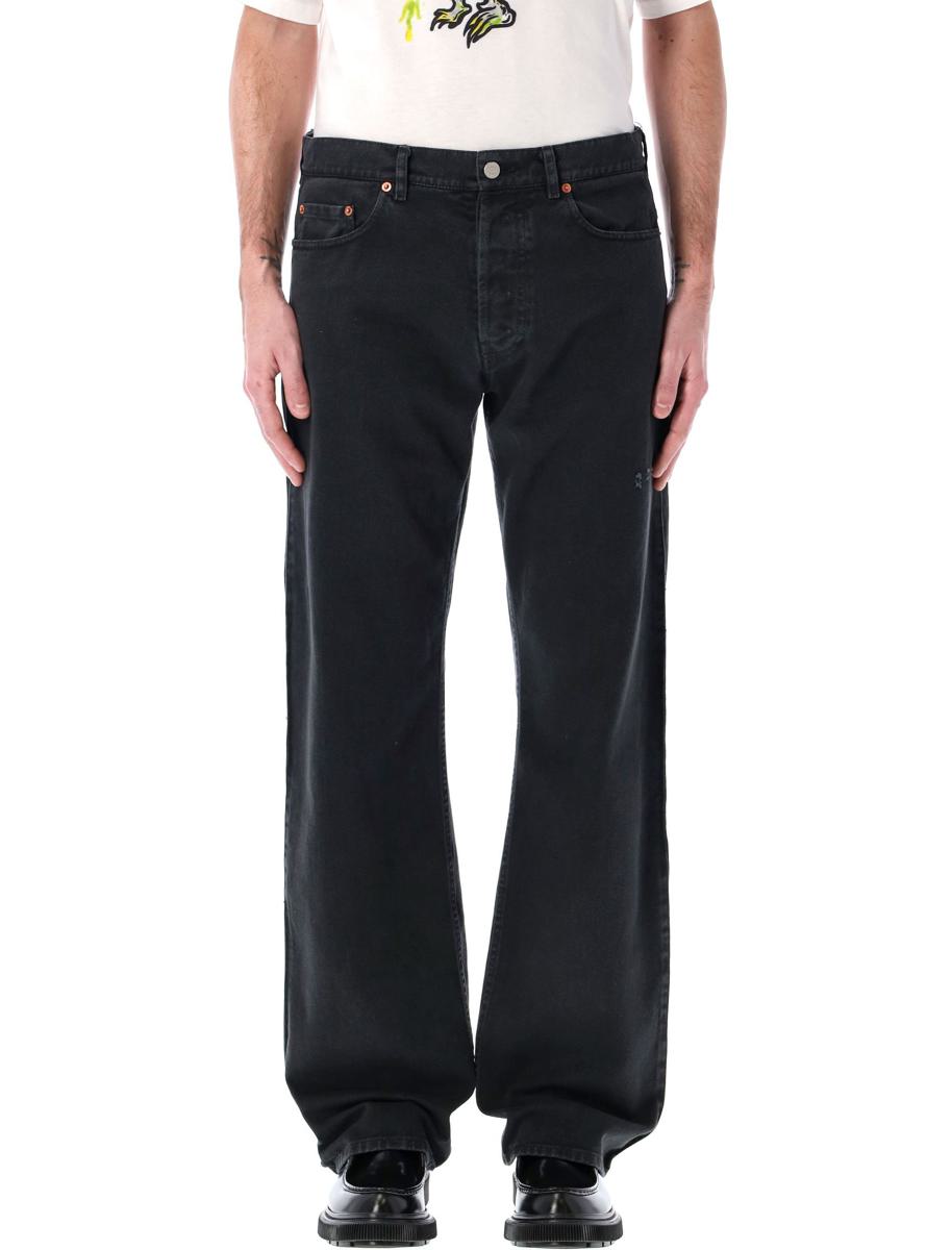 Magliano Jeans aus Denim mit geflochtener Rückseite