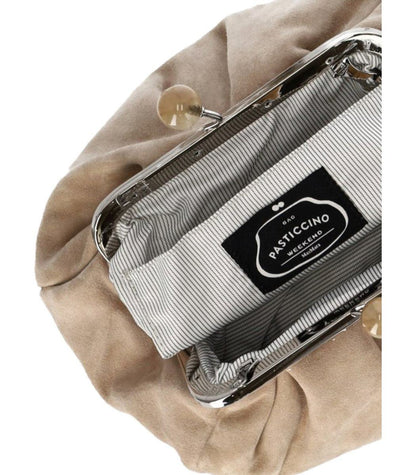 Weekend Max Mara Pasticcino Valois Kleine beige Clutch