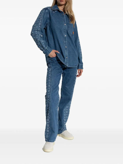 Autry „Medalist Low“ Wildleder-Sneakers