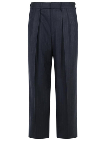 Marineblaue Wollhose von Tom Ford