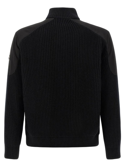 Moose Knuckles „Magnus Knit Hybrid“-Bomberjacke