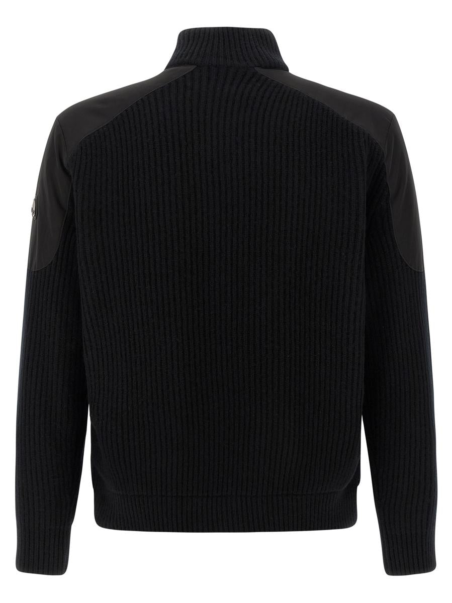 Moose Knuckles „Magnus Knit Hybrid“-Bomberjacke