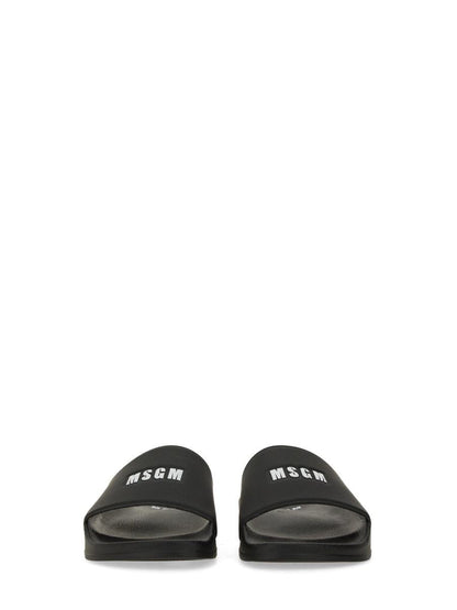 Msgm – Slide-Sandale mit Logo