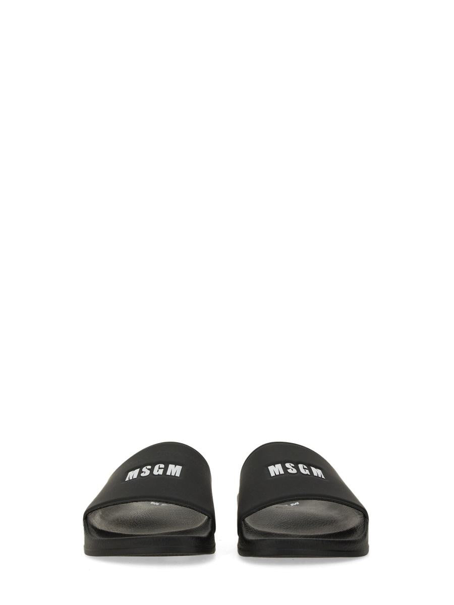 Msgm – Slide-Sandale mit Logo