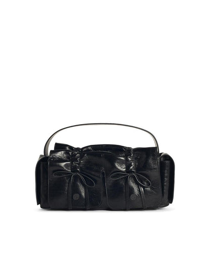 Acne Studios – Schwarze Ledertasche „Multipocket“