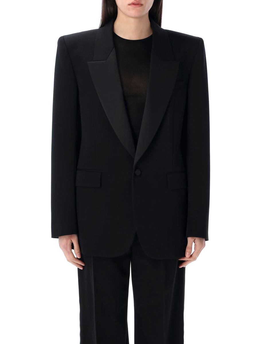 Saint Laurent Grain De Poudre Smokingjacke