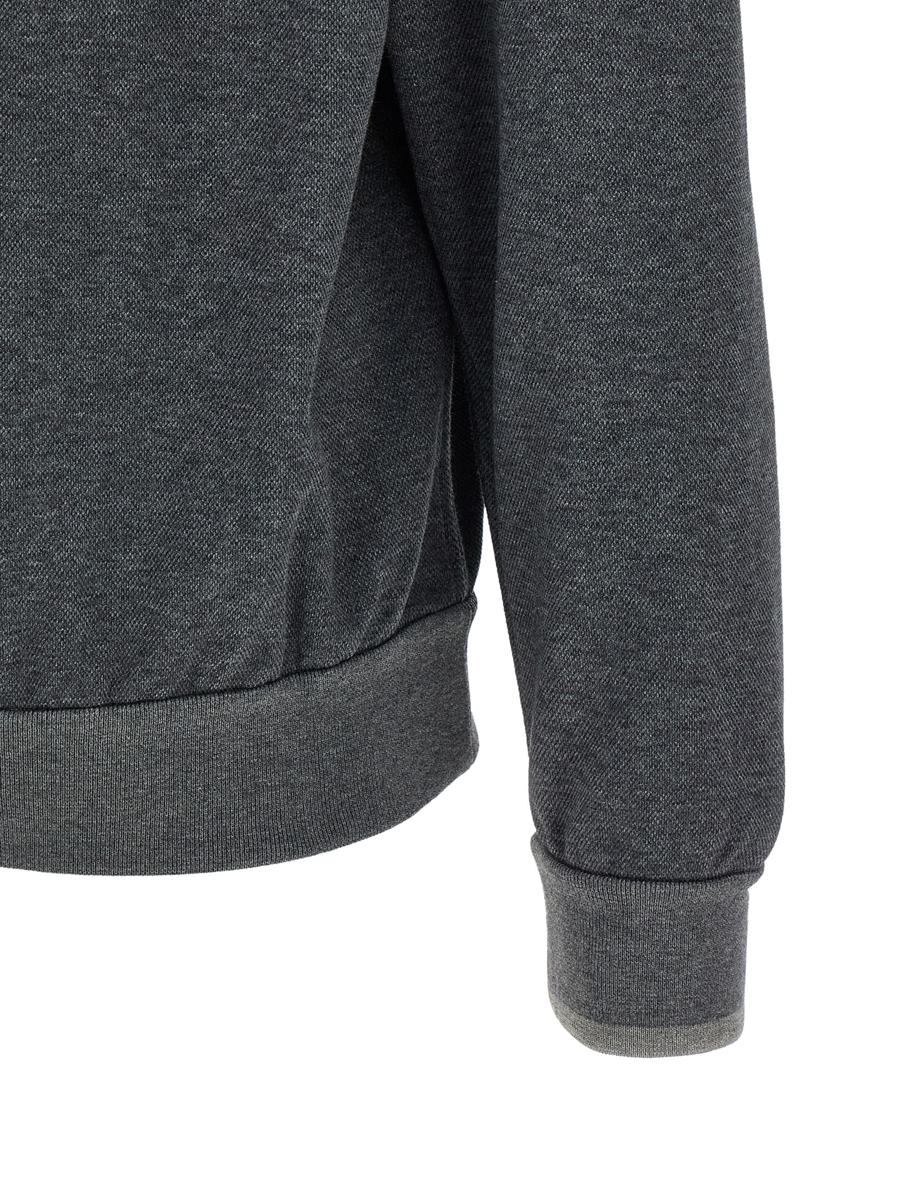 Brioni – Sweatshirt aus Piqué-Baumwolle