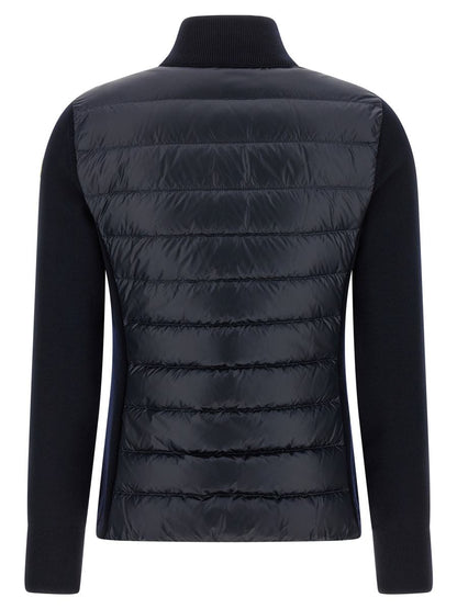 Moncler Zwei-Material-Cardigan