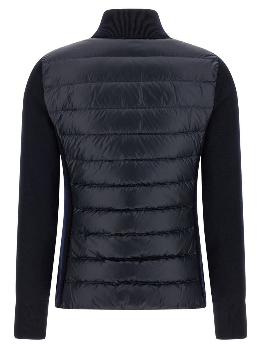 Moncler Zwei-Material-Cardigan