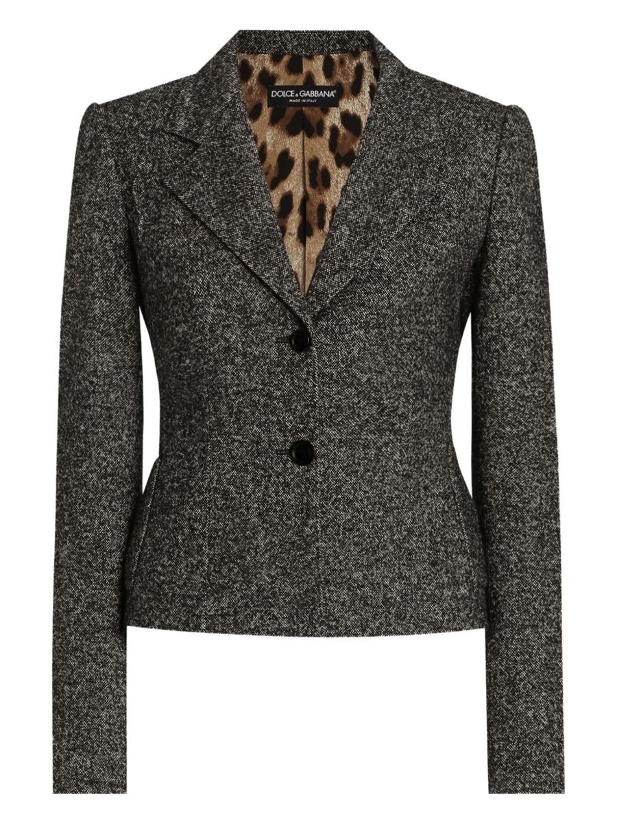 Dolce &amp; Gabbana – Jacke mit Melange-Effekt