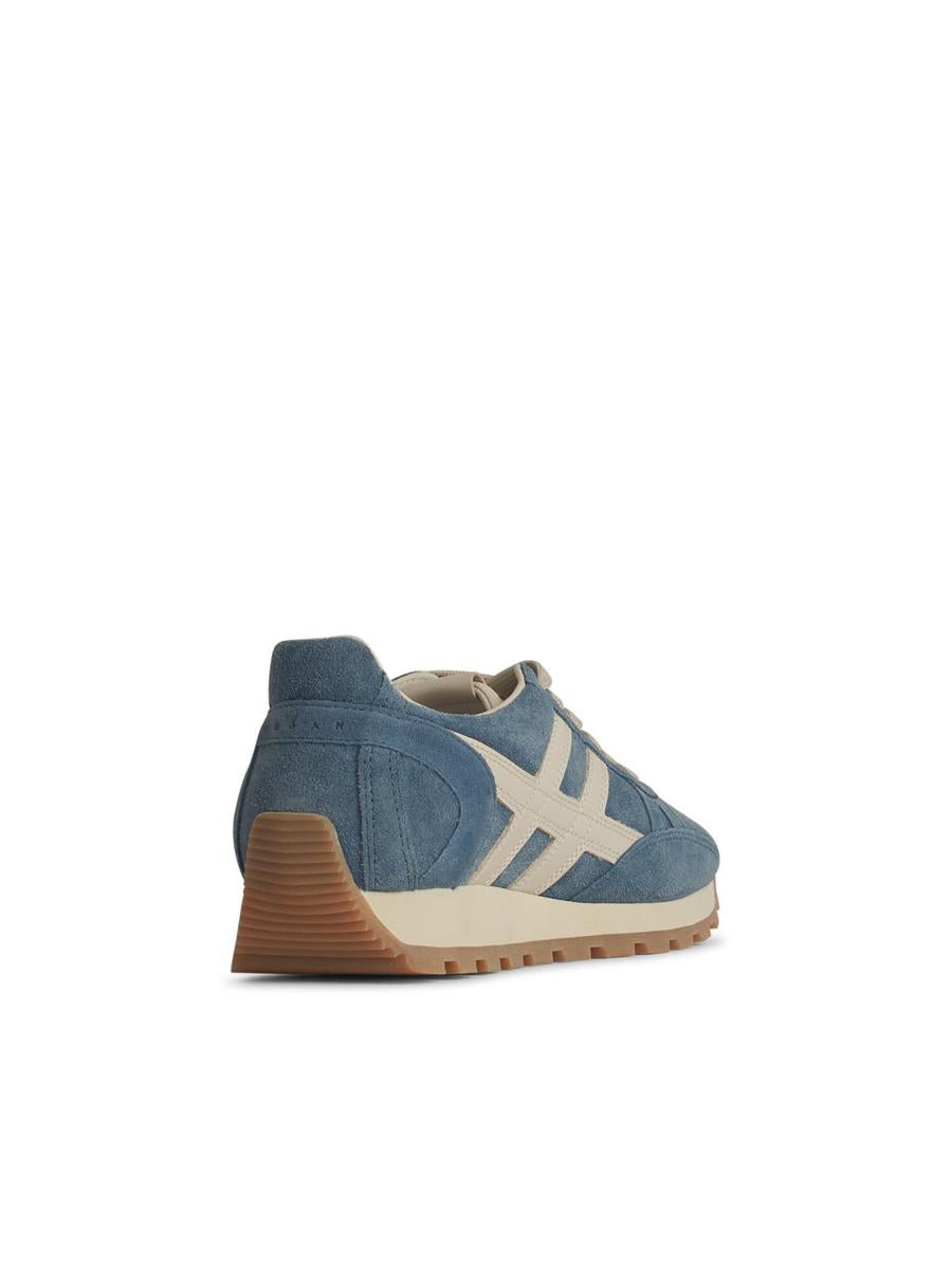 Hogan „H673“ Hellblaue Ledersneaker