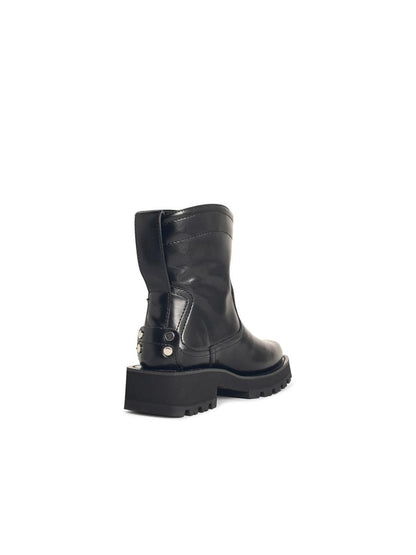 Ganni Schwarze Synthetikstiefel