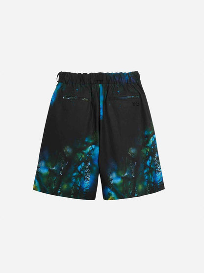 Y-3 Adidas Aop Ripstop Bermudashorts