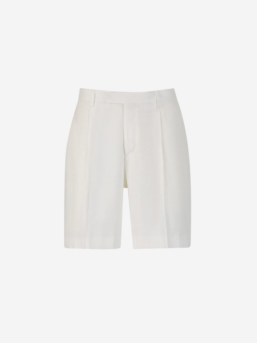 Formelle Bermudashorts aus Leinen von Lardini