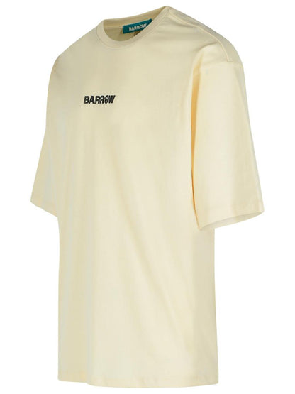 Cremefarbenes Baumwoll-T-Shirt „Barrow“